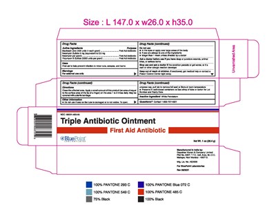 TRIPLE ANTIBIOTIC OINTMENT  Carton  1oz  Rev 09 2021